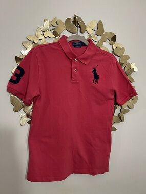 Polo by Ralph Lauren boy’s Red Classic Logo Polo Shirt